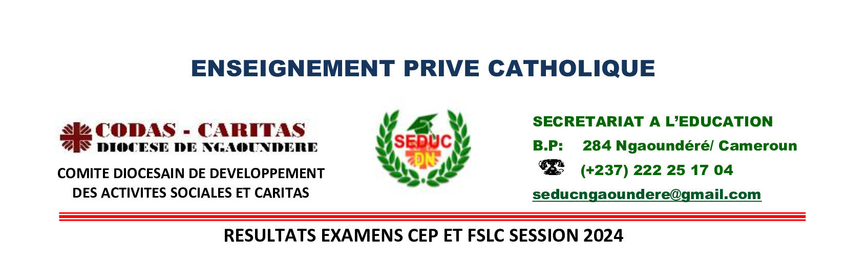 Lire la suite à propos de l’article Résultats CEP & FSLC 2024